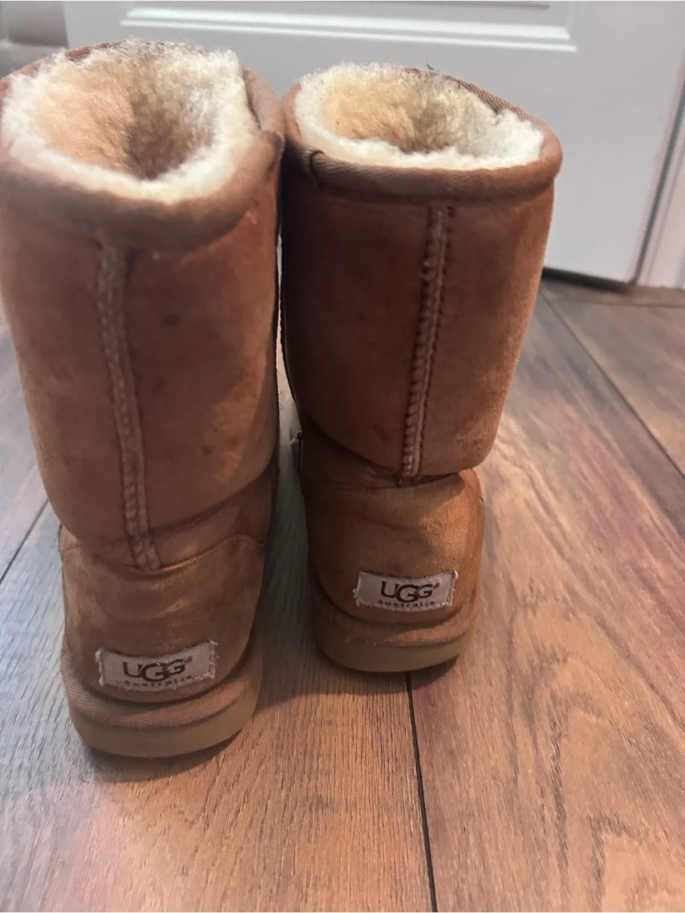 UGG Classic Short Boots in Chestnut Brown